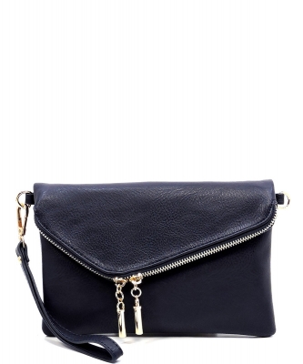 Fashion Envelope Foldover Clutch WU023 DEEP SEA